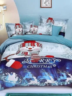 Royalfashion Pościel świąteczna 160x200 komplet 3-CZĘŚCI