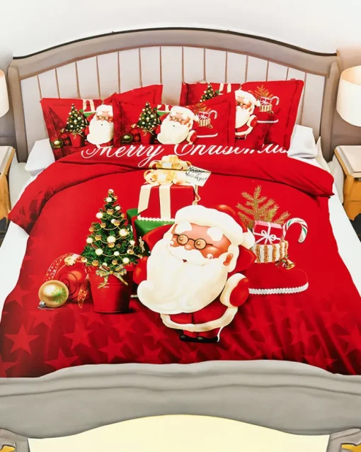 Royalfashion Pościel świąteczna 200x220 komplet 4-CZĘŚCI