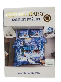 Royalfashion Pościel świąteczna 160x200 komplet 3-CZĘŚCI