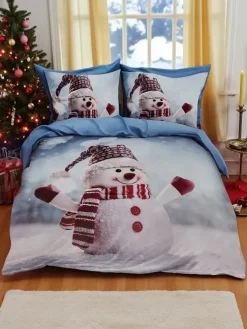 Royalfashion Pościel świąteczna 160x200 komplet 3-CZĘŚCI