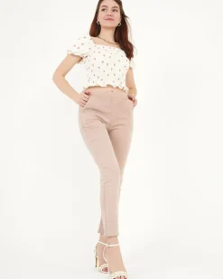 Royalfashion Różowe tregginsy damskie