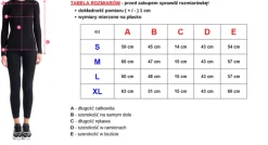 Royalfashion Różowo - czarny 2-częściowy damski komplet