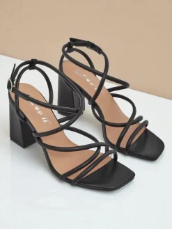 Royalfashion Sandały damskie na słupku Elysia