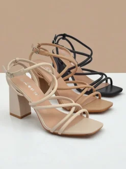 Royalfashion Sandały damskie na słupku Elysia