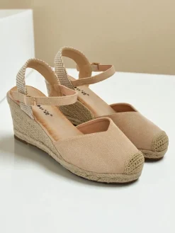 Royalfashion Sandały damskie na koturnie Solara Espadryle