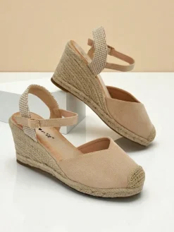 Royalfashion Sandały damskie na koturnie Solara Espadryle