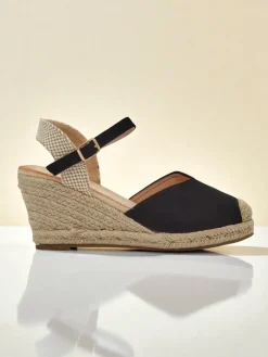 Royalfashion Sandały damskie na koturnie Solara Espadryle