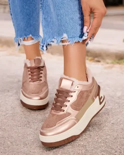 Royalfashion Sneakersy damskie z ociepleniem Garres