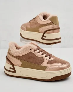 Royalfashion Sneakersy damskie z ociepleniem Garres