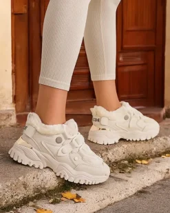 Royalfashion Sneakersy damskie z ociepleniem Poriomo