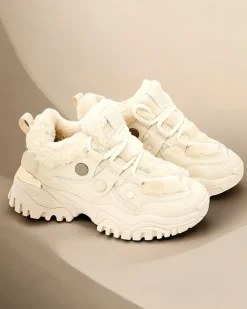 Royalfashion Sneakersy damskie z ociepleniem Poriomo