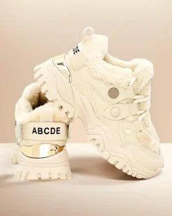 Royalfashion Sneakersy damskie z ociepleniem Poriomo