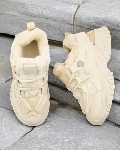 Royalfashion Sneakersy damskie z ociepleniem Poriomo