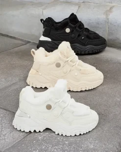 Royalfashion Sneakersy damskie z ociepleniem Poriomo