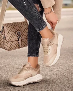 Royalfashion Sneakersy damskie z ociepleniem Ruffi