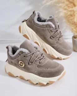 Royalfashion Sneakersy damskie z ociepleniem Caromi