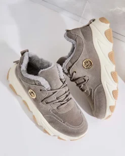 Royalfashion Sneakersy damskie z ociepleniem Caromi