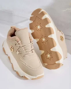 Royalfashion Sneakersy damskie z ociepleniem Caromi