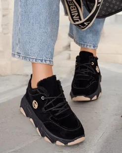 Royalfashion Sneakersy damskie z ociepleniem Caroves