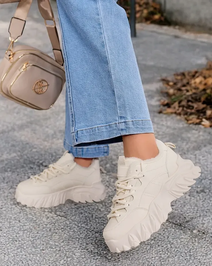 Royalfashion Sneakersy damskie z ociepleniem Wonfi