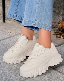 Royalfashion Sneakersy damskie z ociepleniem Wonfi