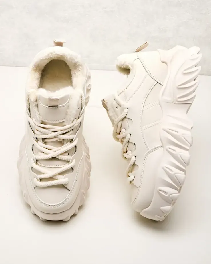 Royalfashion Sneakersy damskie z ociepleniem Wonfi