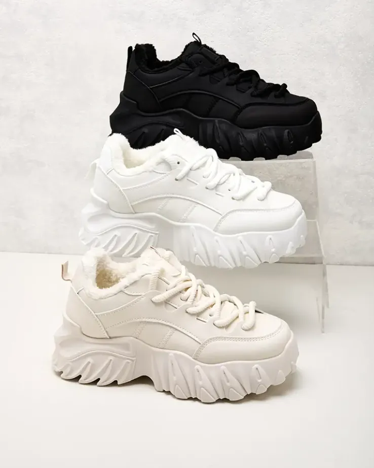 Royalfashion Sneakersy damskie z ociepleniem Wonfi