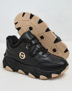 Royalfashion Sneakersy damskie z ociepleniem Aronni