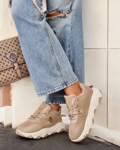 Royalfashion Sneakersy damskie z ociepleniem Aronni