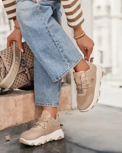 Royalfashion Sneakersy damskie z ociepleniem Aronni