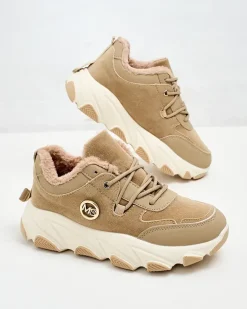 Royalfashion Sneakersy damskie z ociepleniem Aronni