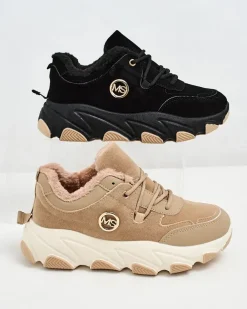 Royalfashion Sneakersy damskie z ociepleniem Aronni