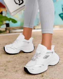 Royalfashion Sneakersy damskie z ociepleniem Cimen