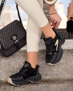 Royalfashion Sneakersy damskie z ociepleniem Nozir