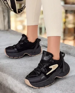 Royalfashion Sneakersy damskie z ociepleniem Nozir