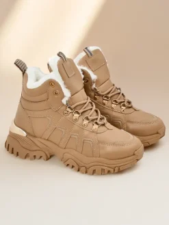 Royalfashion Sneakersy damskie z futerkiem Megigna