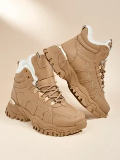 Royalfashion Sneakersy damskie z futerkiem Megigna