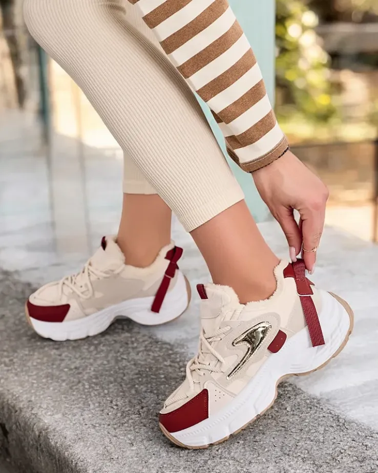 Royalfashion Sneakersy damskie z ociepleniem Nozir