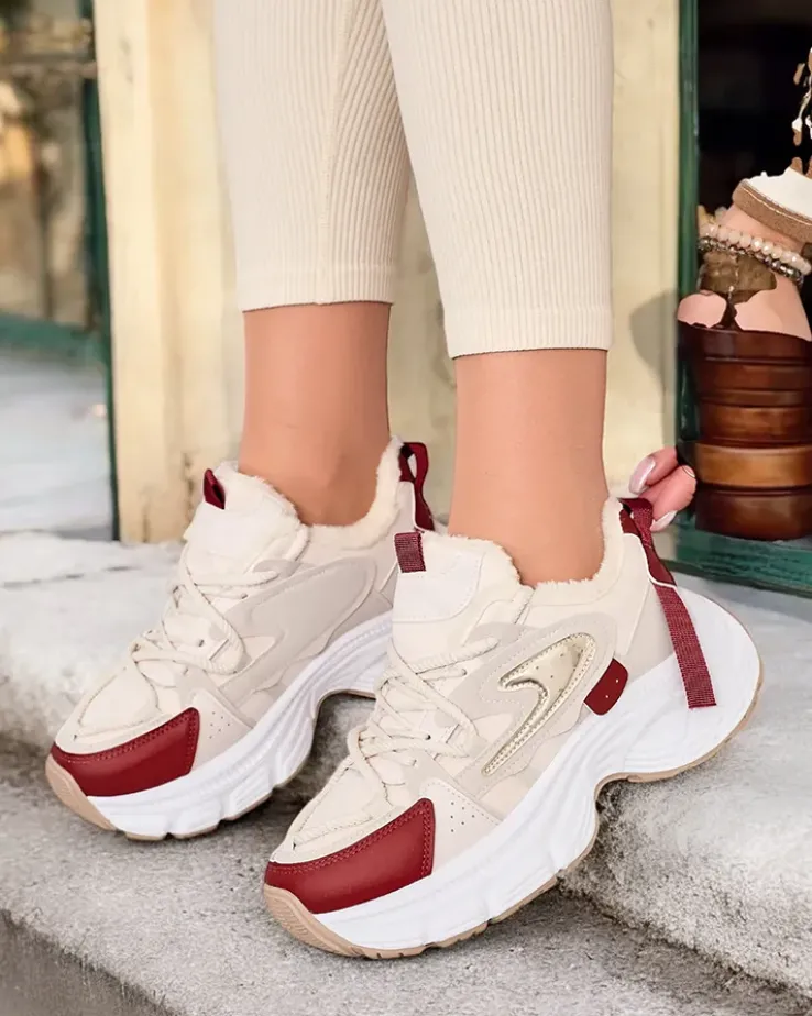 Royalfashion Sneakersy damskie z ociepleniem Nozir