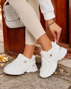 Royalfashion Sneakersy damskie z ociepleniem Poriomo