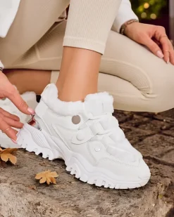 Royalfashion Sneakersy damskie z ociepleniem Poriomo