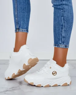 Royalfashion Sneakersy damskie z ociepleniem Caroz