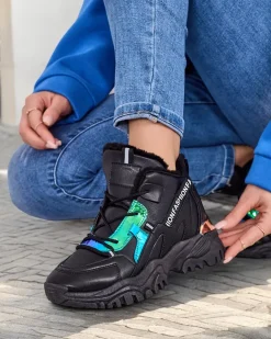 Royalfashion Sneakersy damskie z ociepleniem Potomi