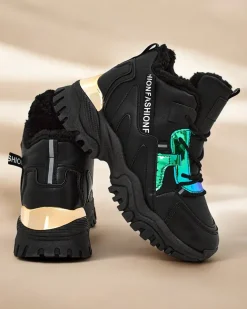 Royalfashion Sneakersy damskie z ociepleniem Potomi