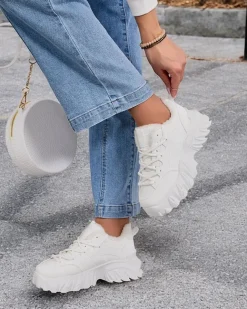 Royalfashion Sneakersy damskie z ociepleniem Wonfi