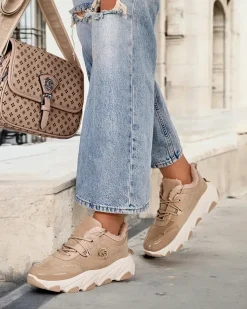 Royalfashion Sneakersy damskie z ociepleniem Caroz