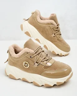 Royalfashion Sneakersy damskie z ociepleniem Caroz