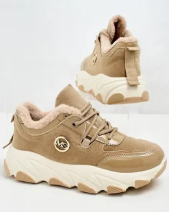 Royalfashion Sneakersy damskie z ociepleniem Caroz