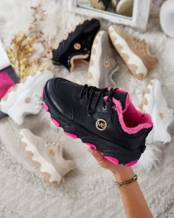 Royalfashion Sneakersy damskie z ociepleniem Caromi