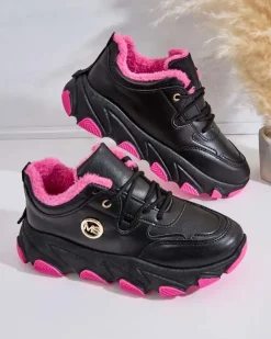 Royalfashion Sneakersy damskie z ociepleniem Caromi